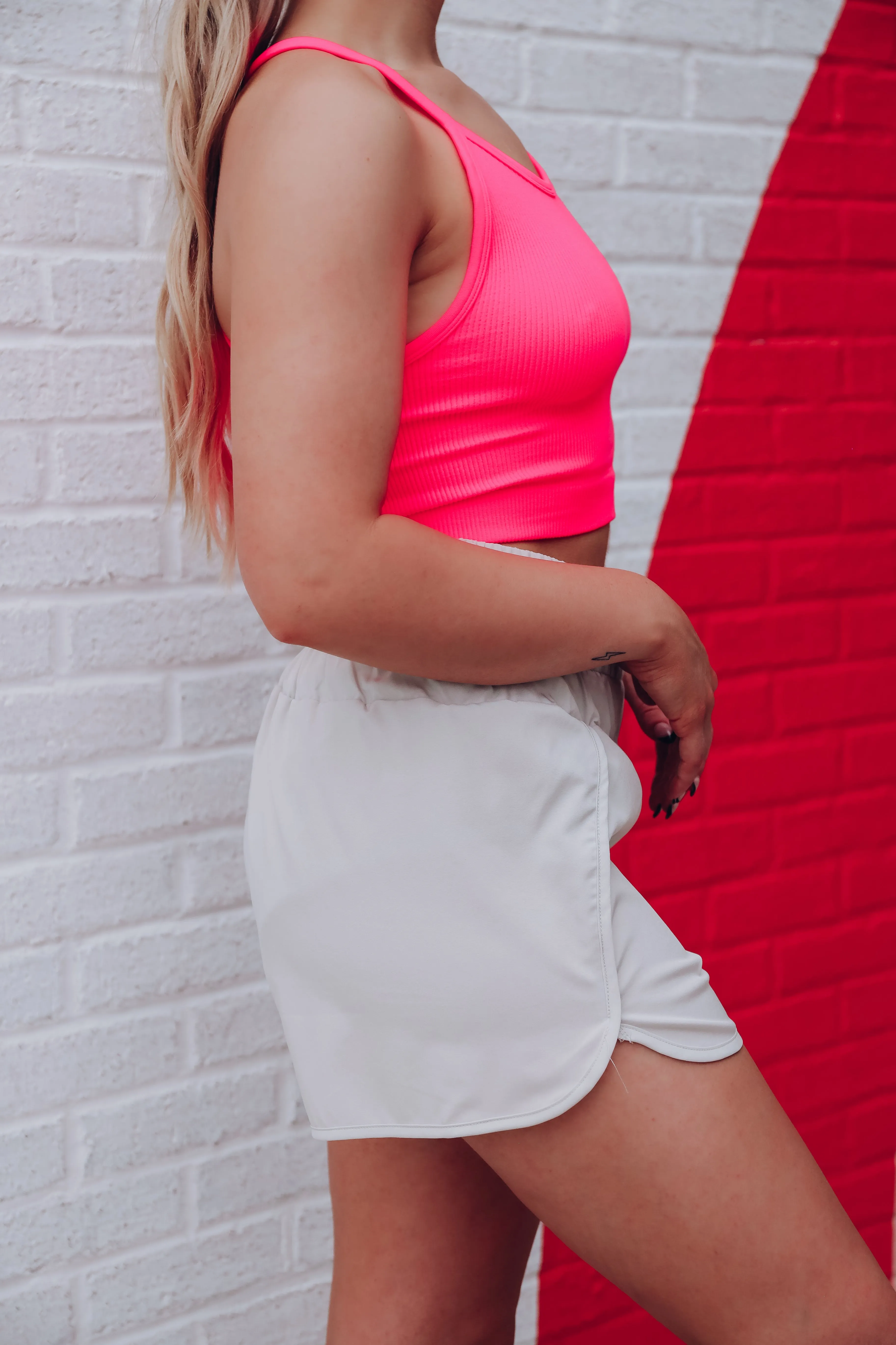 Homestretch Active Shorts - Stone