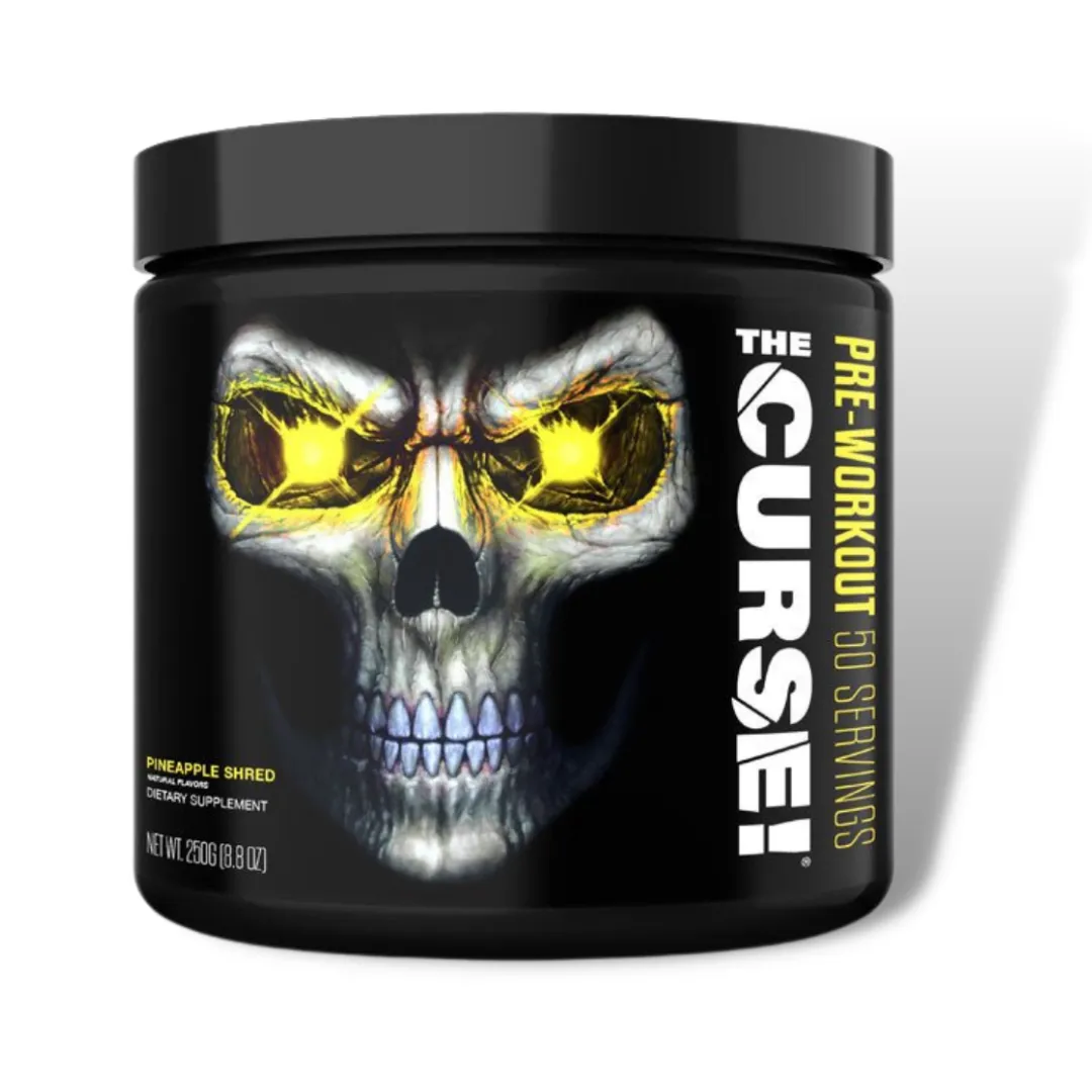 JNX Sports The Curse! PRE-WORKOUT (50 Servings) Pineapple Shred EXP Aug 2027