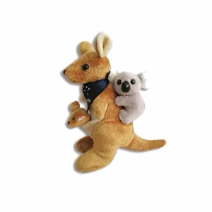 Kangaroo with Small Koala 20CM