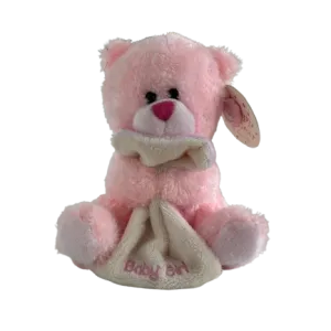 Keel Toys Baby Girl Blanket Bear- 14cm