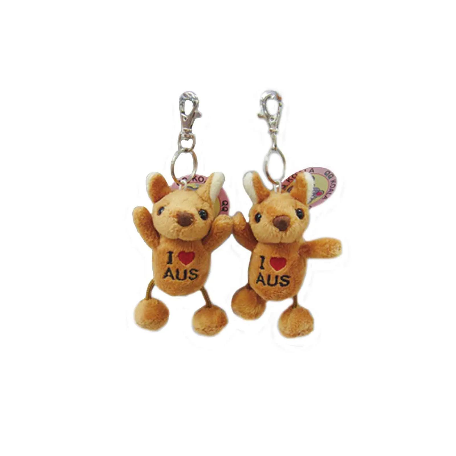 Key Chain Kangaroo I Love AUS