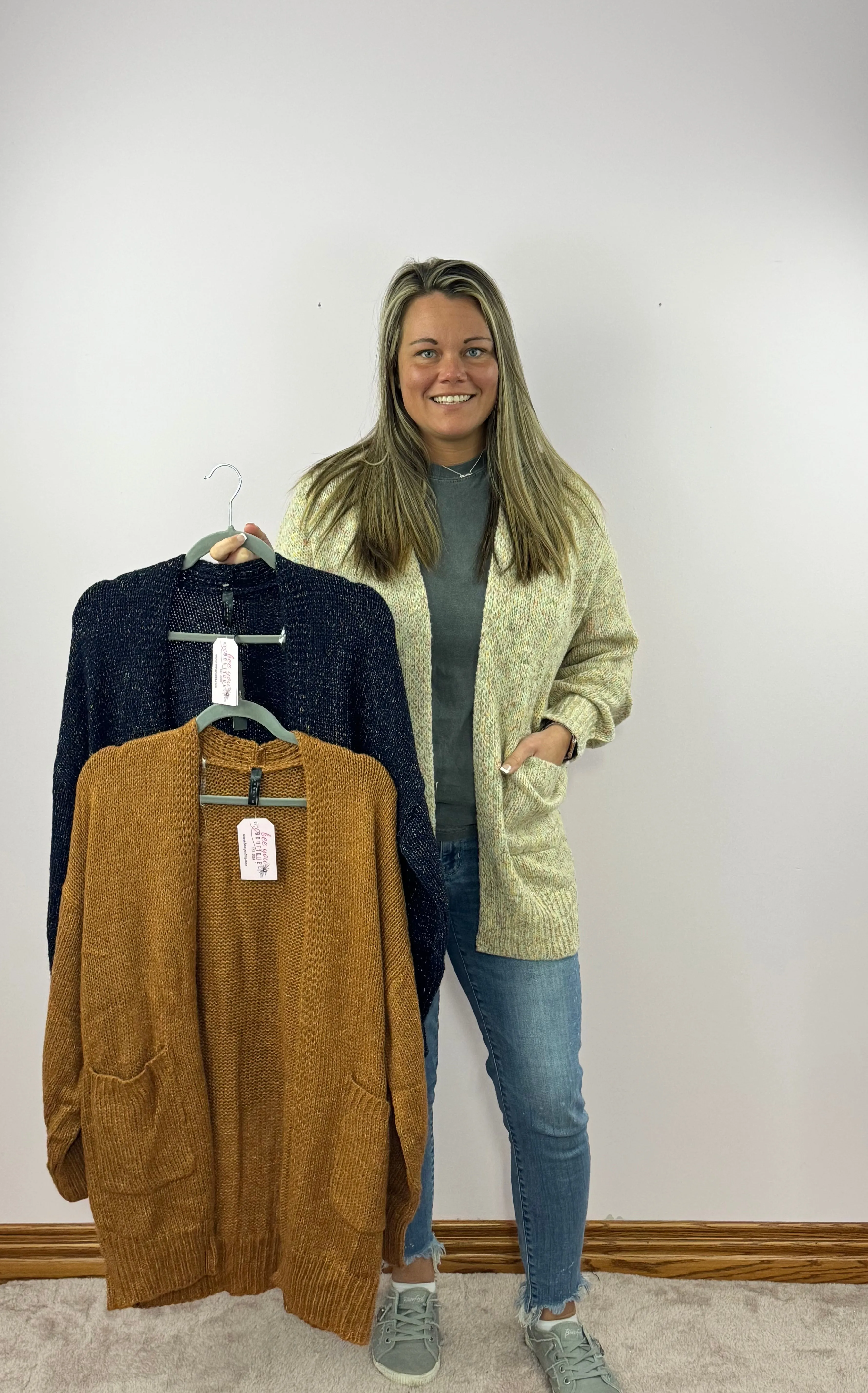 Knit Cardigan (Three Colors)
