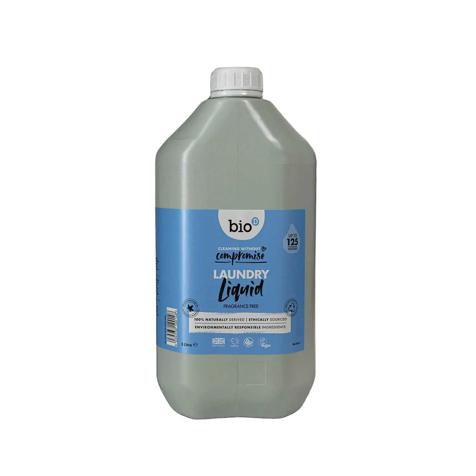 Laundry Liquid Fragrance Free 5 litres