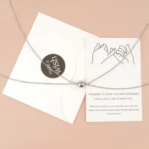 Magnetic Couple Friendship Pendant