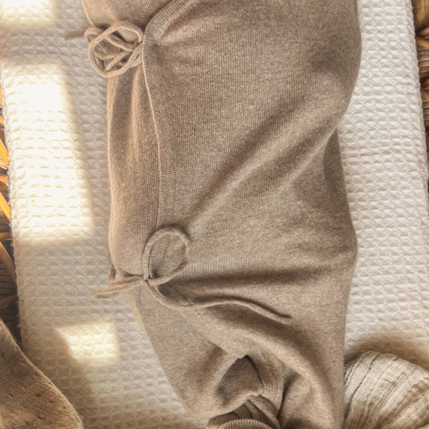 Maxim Premium Cashmere Baby Swaddle (Oatmeal)
