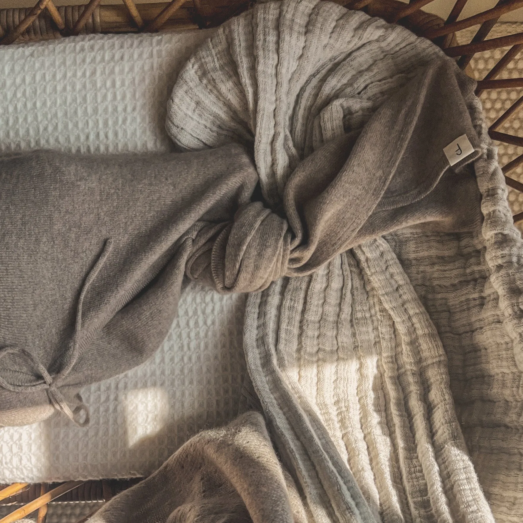 Maxim Premium Cashmere Baby Swaddle (Oatmeal)