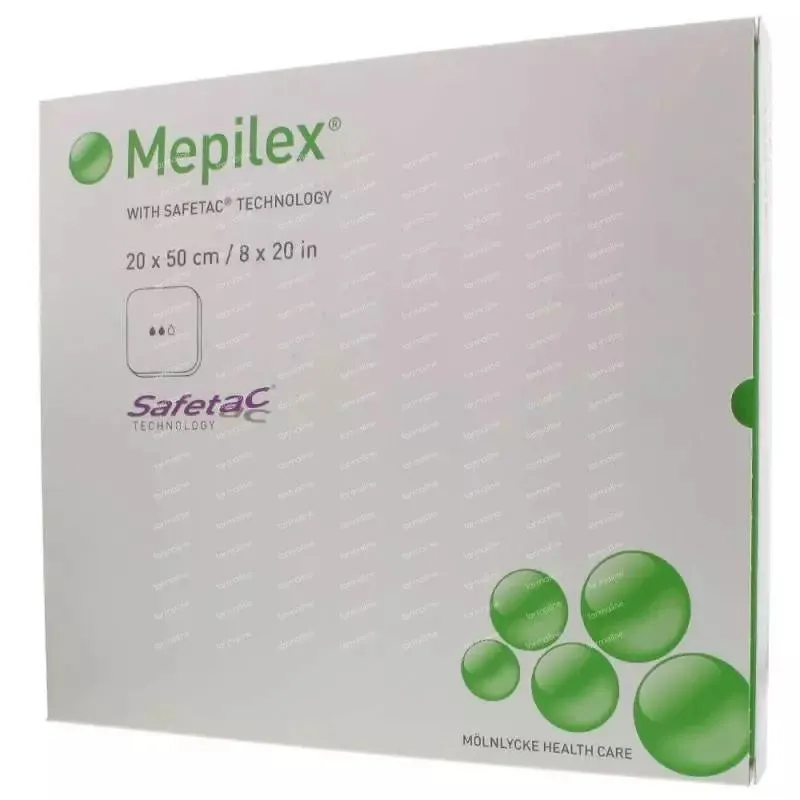 Mepilex Soft Highly Conformable Foam Dressing 20cm x 50cm