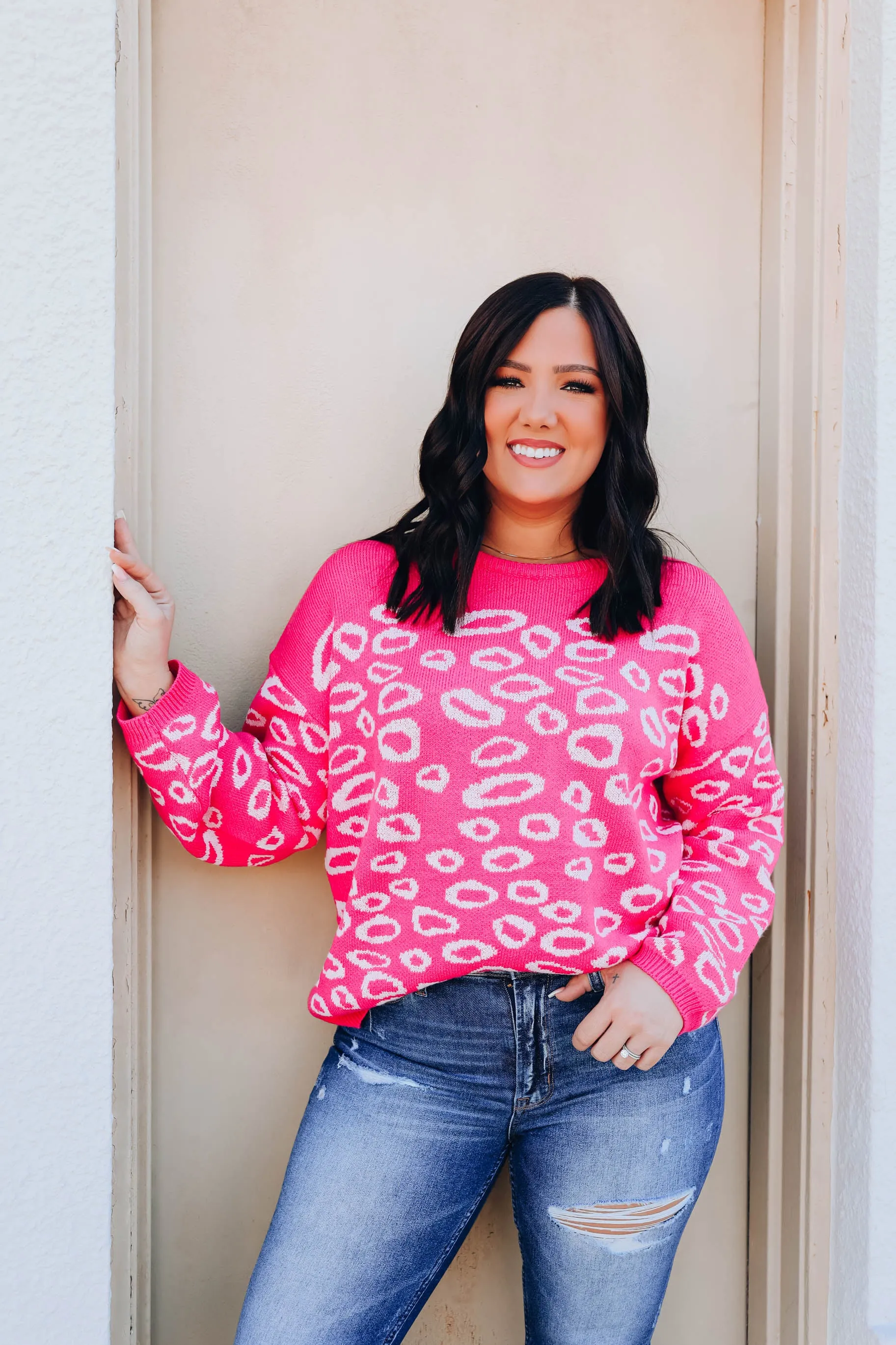 Mountain Spirit Sweater - Pink