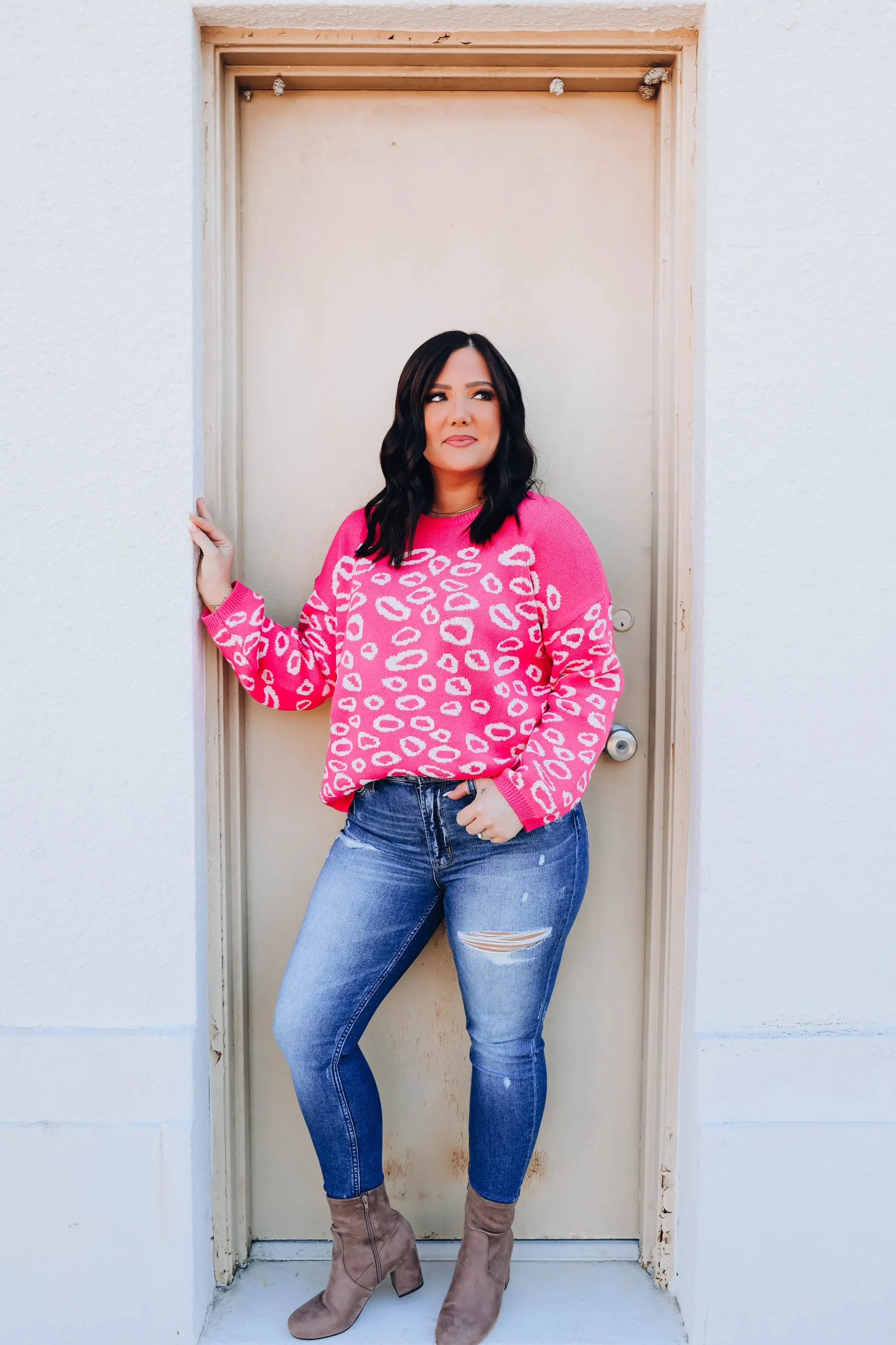 Mountain Spirit Sweater - Pink
