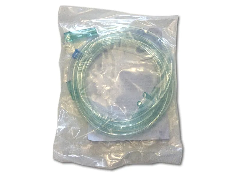 Nasal oxygen CANNULA Adult Flexible Tip Soft , Over the ear style Size M.