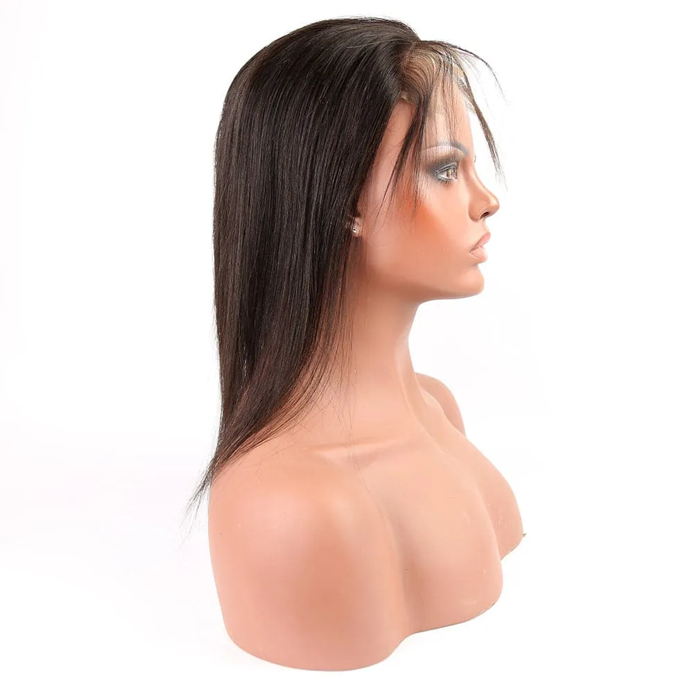 Natural Color Brazilian Hair Straight HD 6X6 Lace Closure BS01