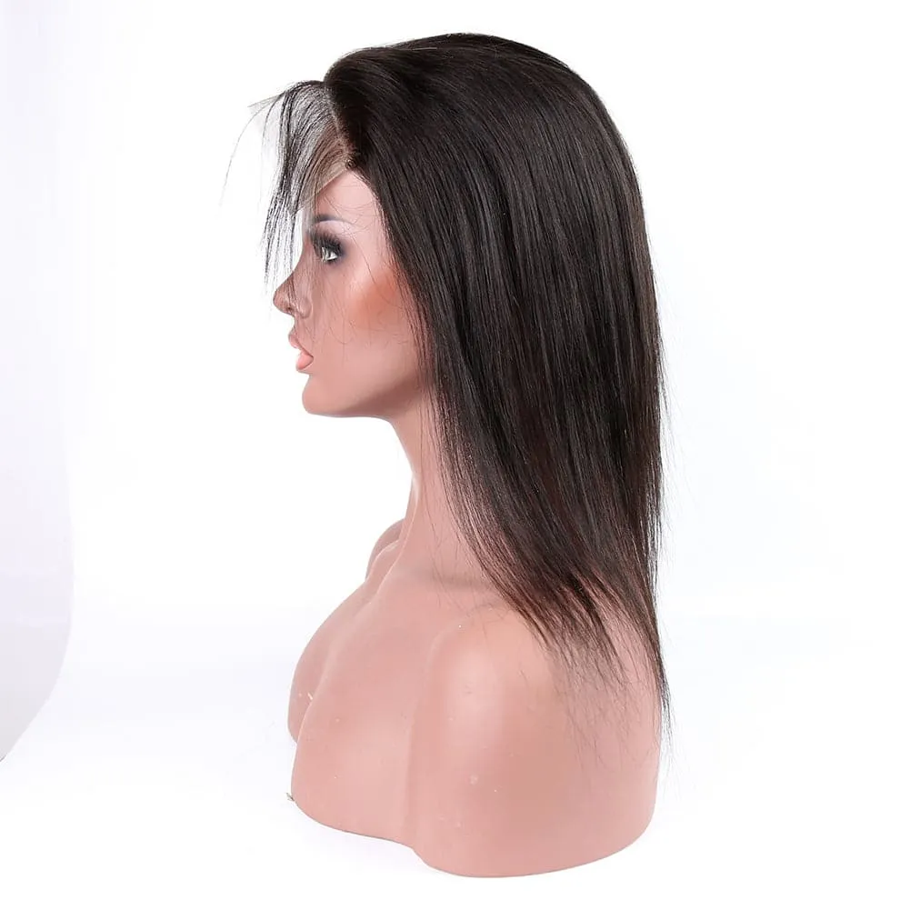 Natural Color Brazilian Hair Straight HD 6X6 Lace Closure BS01