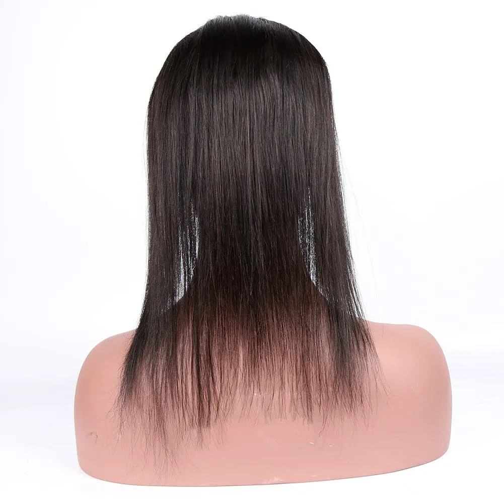 Natural Color Brazilian Hair Straight HD 6X6 Lace Closure BS01