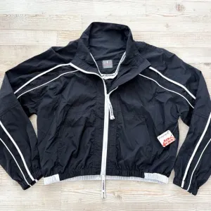 New FP Movement Varsity Blues Windbreaker Track Jacket‎ | Black XS