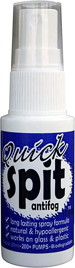New Jaws Quick Spit Antifog Spray, 1-Ounce, 200  pumps per bottle!