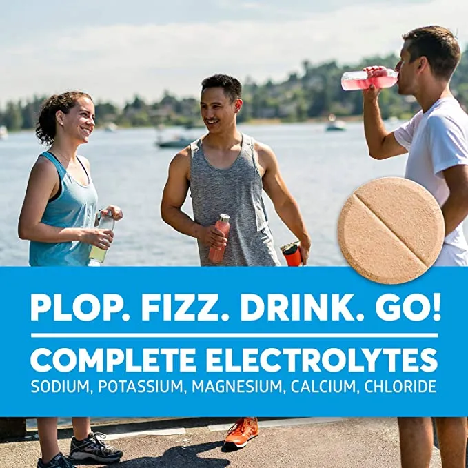 New Nuun Sport: Electrolyte Drink Tablets, Box of 4 Tubes (40 servings), Tropical, Electrolyte Hydration Supplement