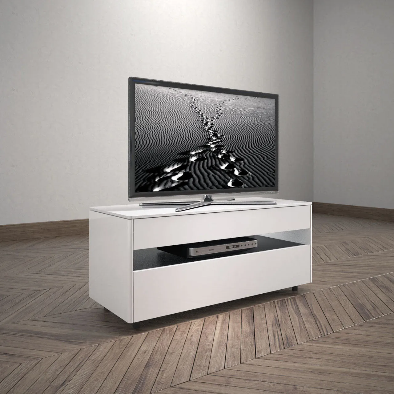 Newtown Entertainment Unit 1120 - High Gloss White