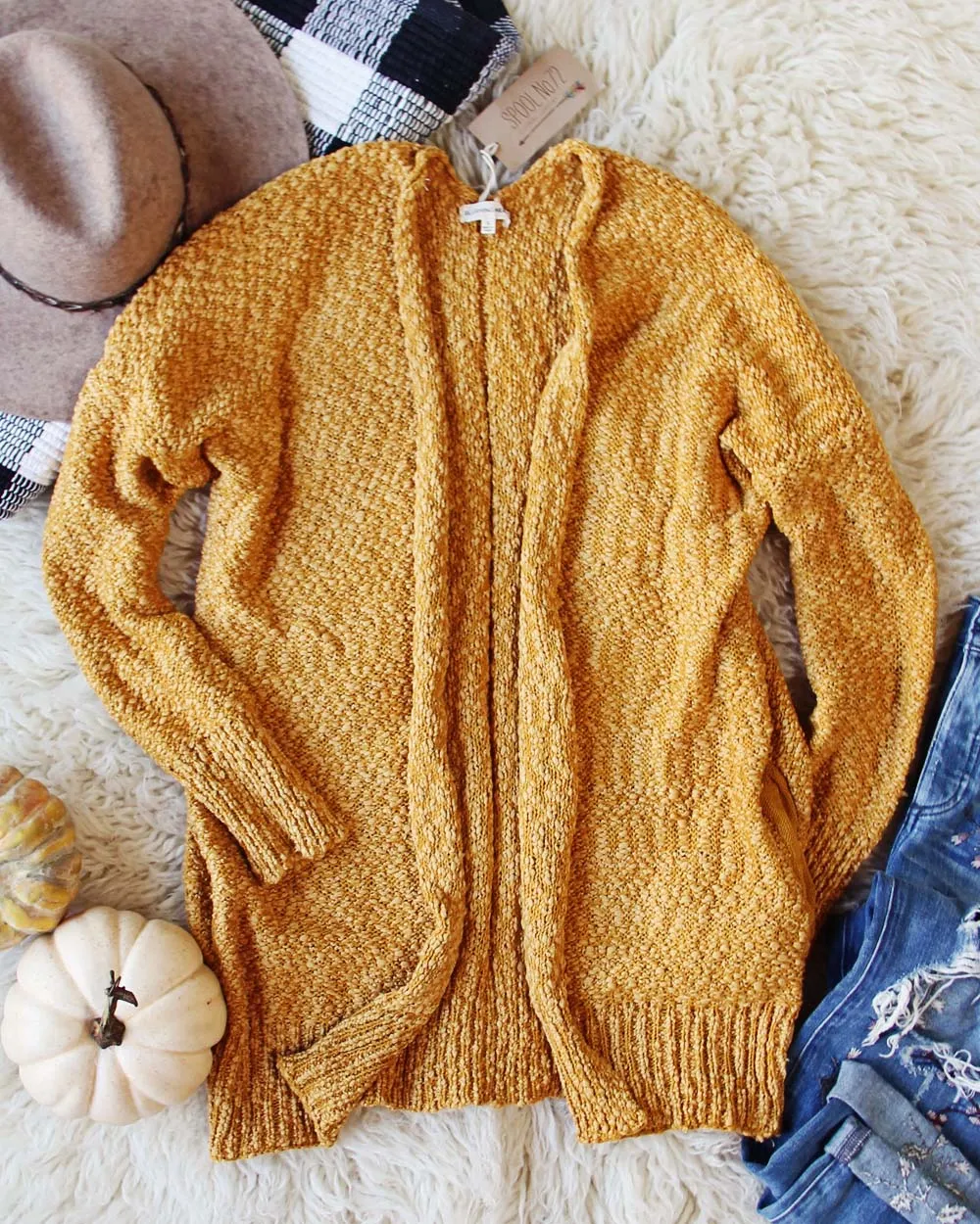 Nubby   Mustard Sweater