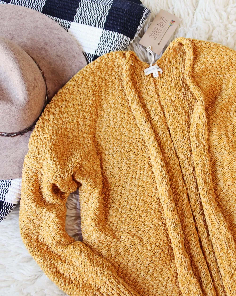 Nubby   Mustard Sweater