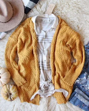 Nubby   Mustard Sweater