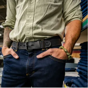 ORIGIN RAW EDGE BELT - ONYX (BLACK)