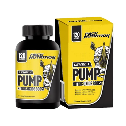 PACK NUTRITION LEVEL 1 PUMP NITRIC OXIDE PILLS 120 CAP