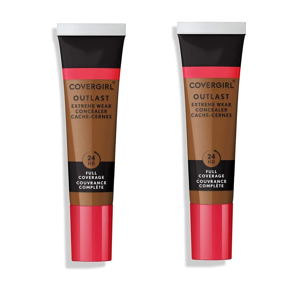 Pack of 2 CoverGirl Outlast Extreme Wear Concealer, Soft Sable 875