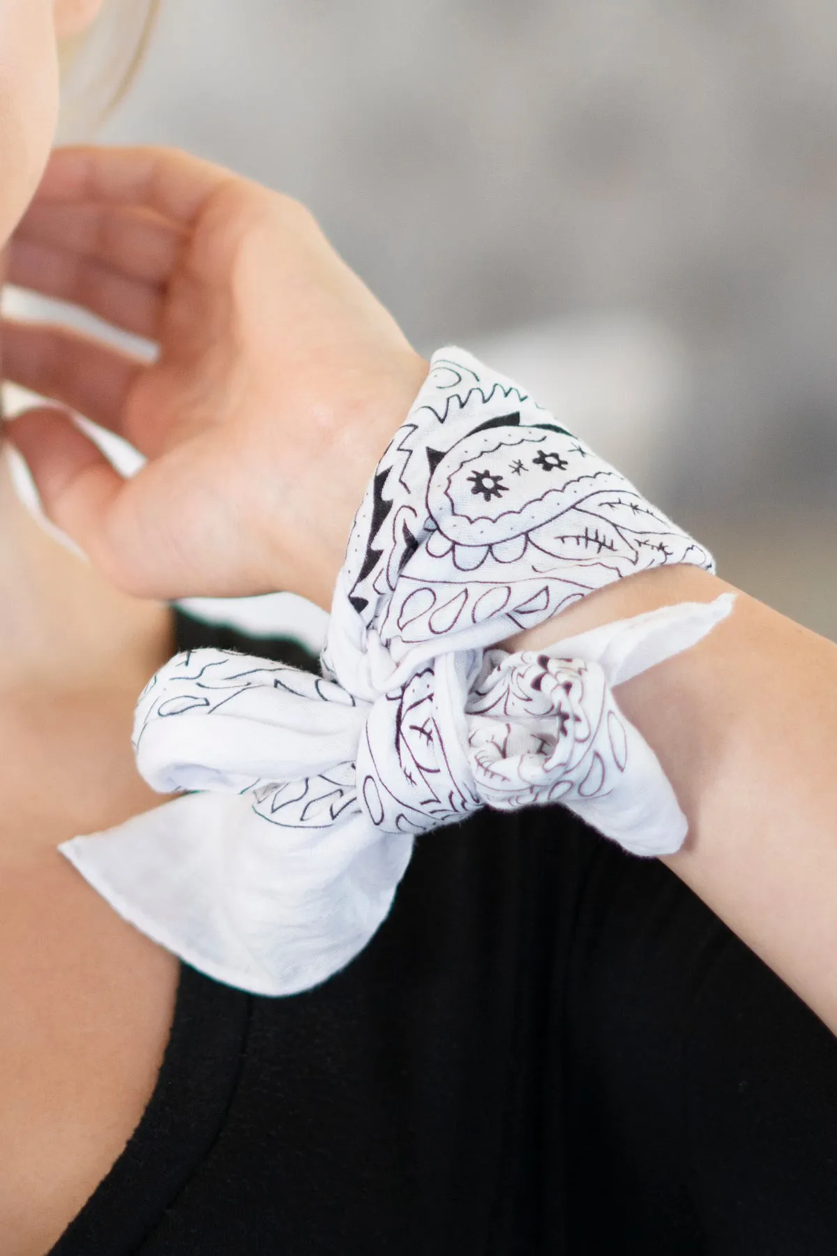 PAISLEY PRINT BANDANA
