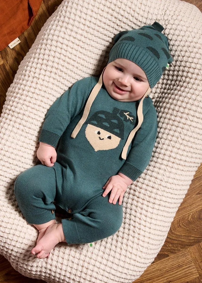 Pippin - Fern Acorn Knit Hat