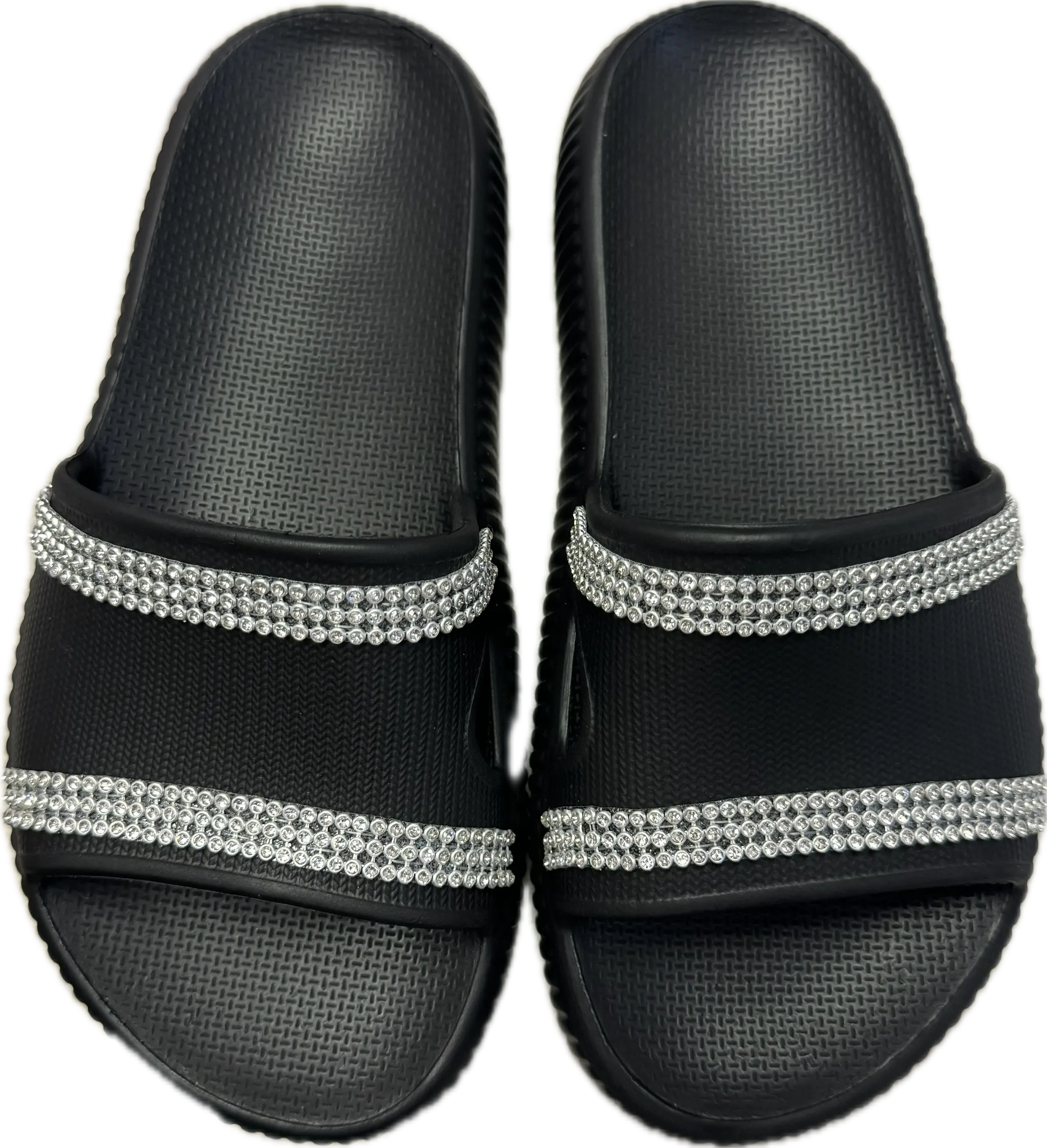 Planet Sea- Double Row Crystal Slides (black)