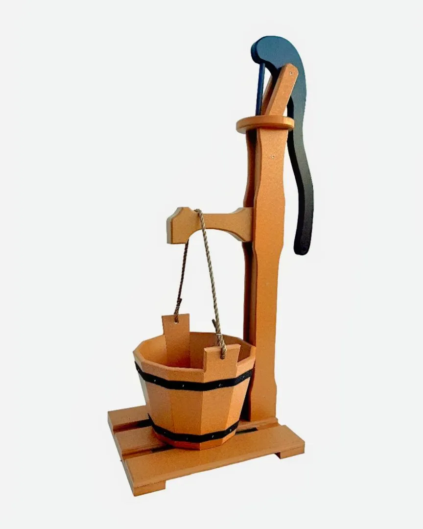 Poly Well Pump with Planter