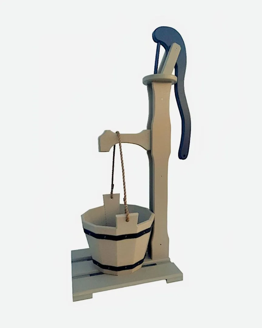 Poly Well Pump with Planter