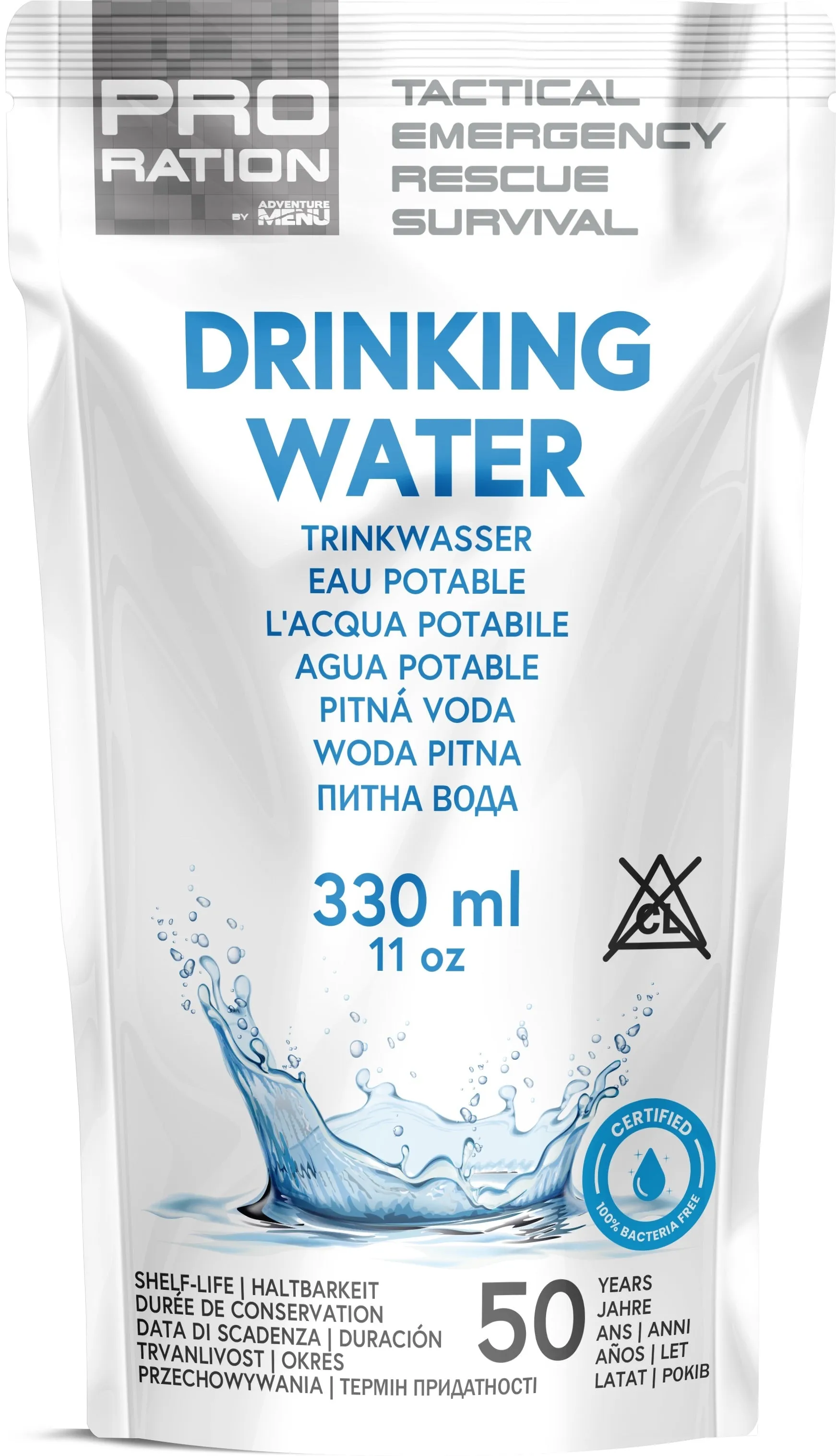 Pro Ration Emergency Food/Water Pack - Menu 5