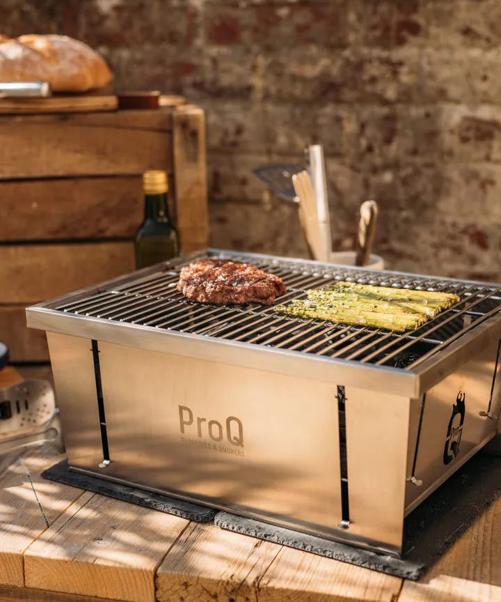 ProQ Flatdog Foldable Portable BBQ Grill - Q8OVL