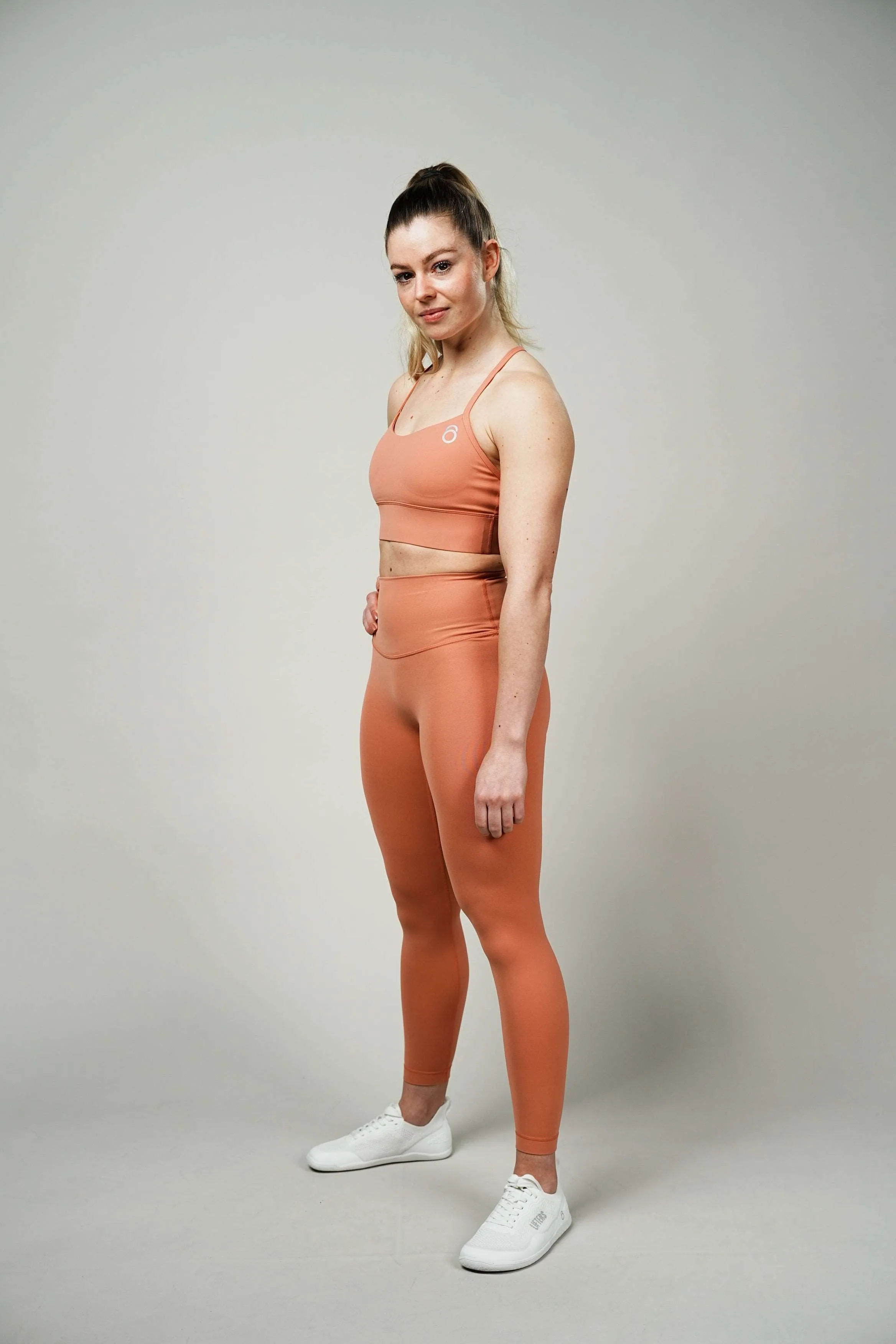 Pure High Waist Sport Leggings | Sunny Coral
