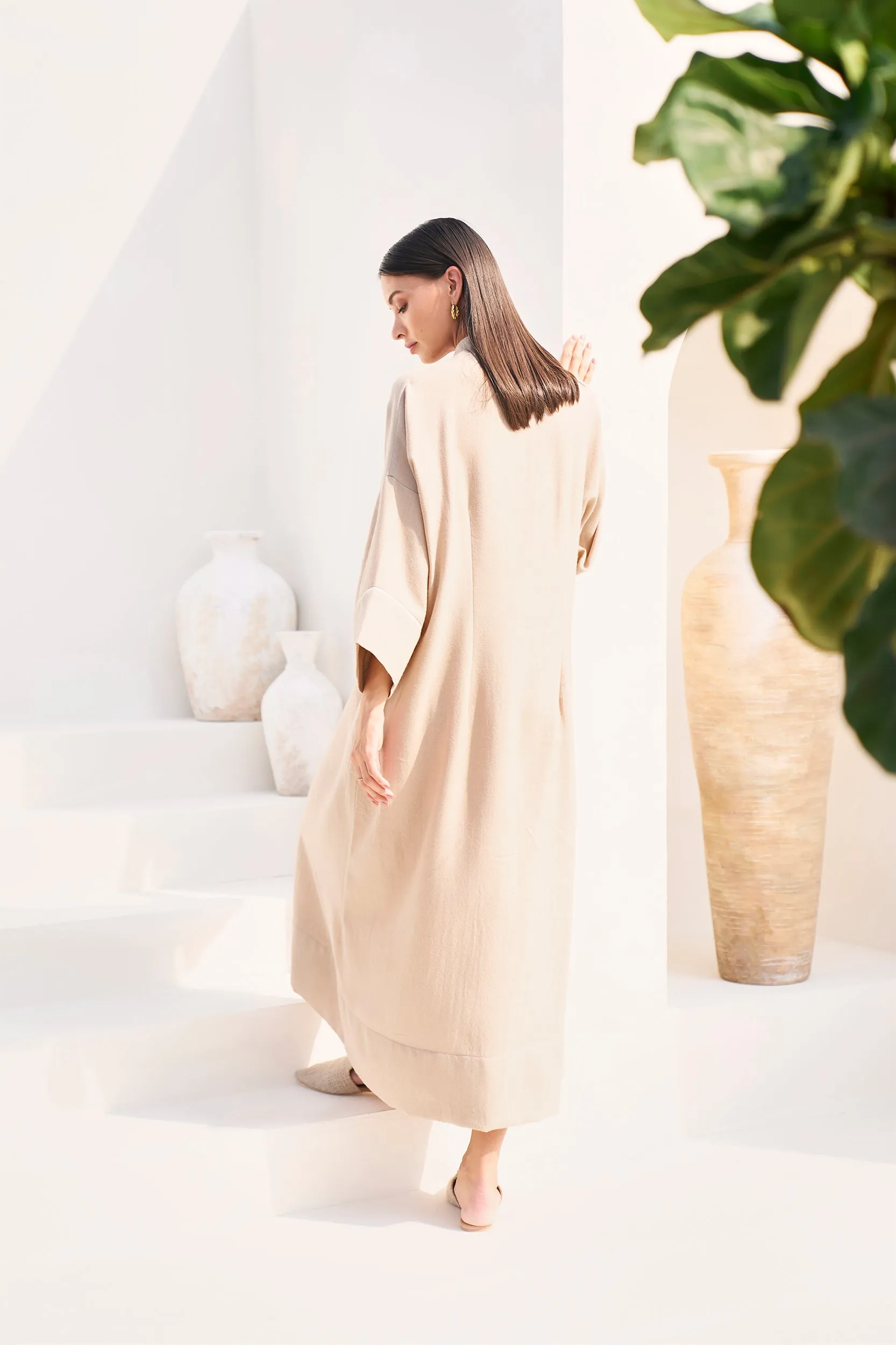 Qatar Woollen Kaftan (Natural)