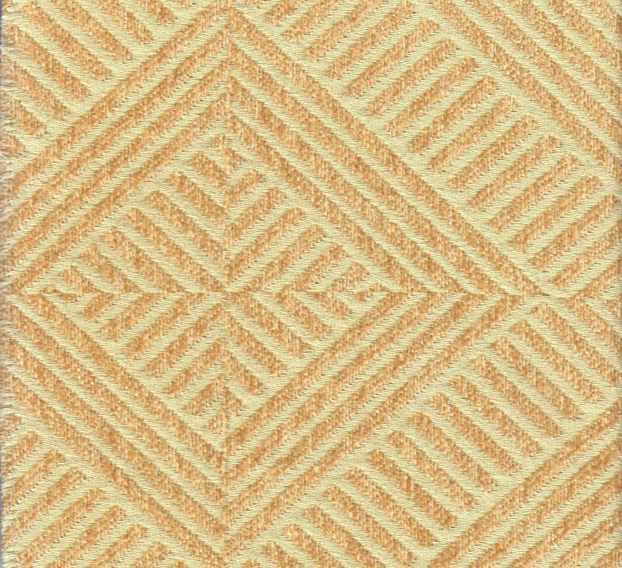 Quadrille Woven Fabric: Parquet - Biscuit (Commercial Quality, Flame Resistant)