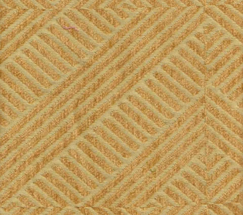 Quadrille Woven Fabric: Parquet - Biscuit (Commercial Quality, Flame Resistant)
