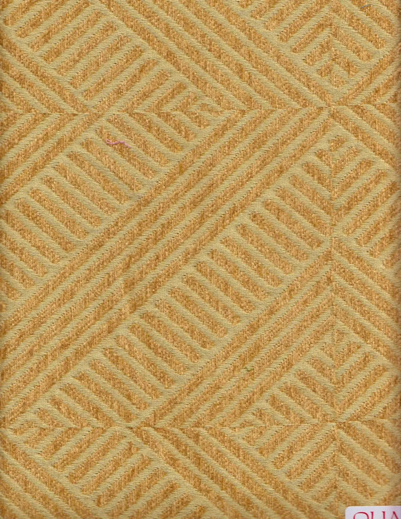 Quadrille Woven Fabric: Parquet - Biscuit (Commercial Quality, Flame Resistant)