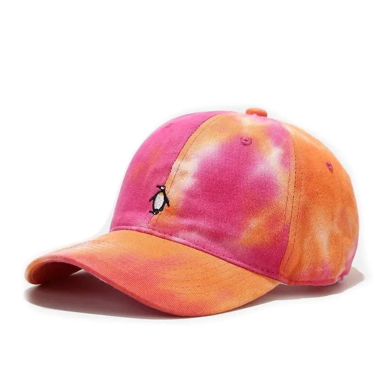 "TIE AND DYE" Casquette baseball Rose Orange - URB1™