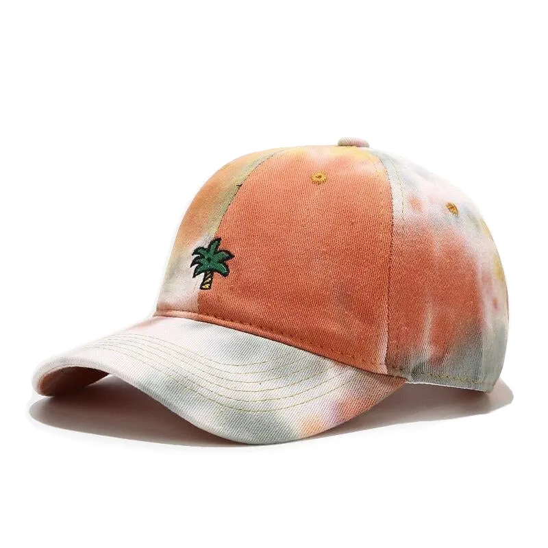 "TIE AND DYE" Casquette baseball Rose Orange - URB1™