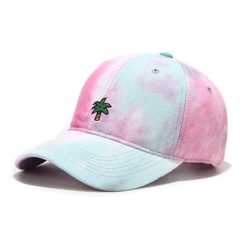 "TIE AND DYE" Casquette baseball Rose Orange - URB1™