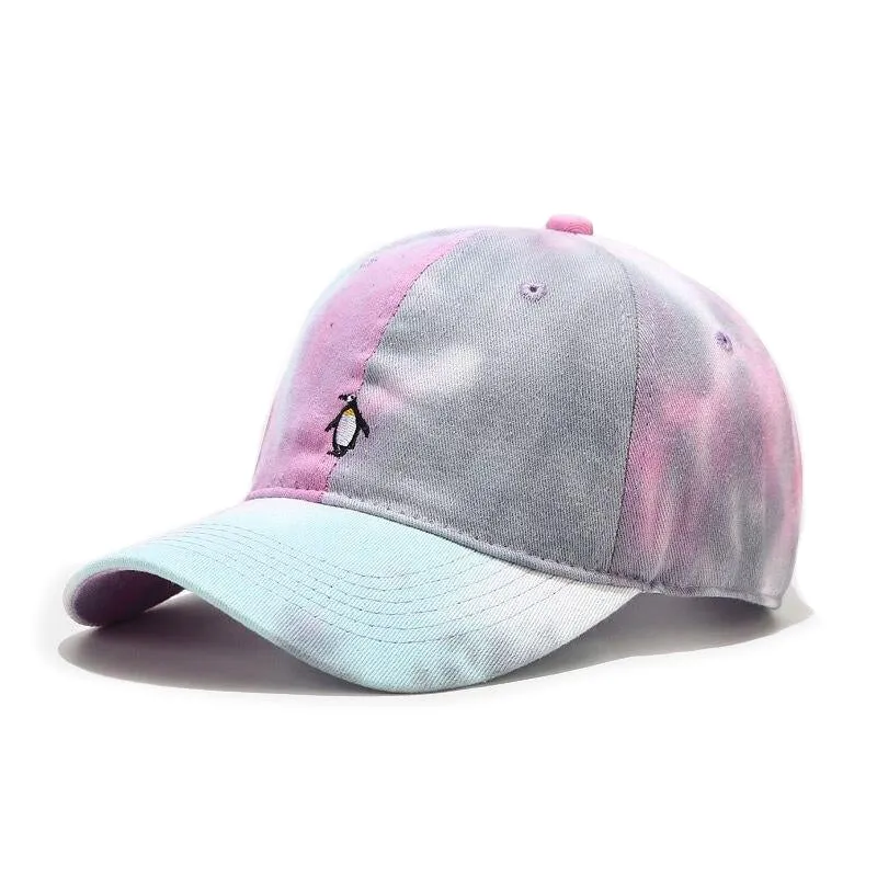 "TIE AND DYE" Casquette baseball Rose Orange - URB1™