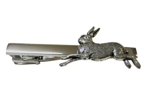Running Rabbit Square Tie Clip