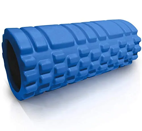 Seagull Flight of Fashion Foam Rollers for Deep Tissue Massage, Exercise, Fitness, Back Pain, and Physiotherapy- 33cm x 15cm- Blue