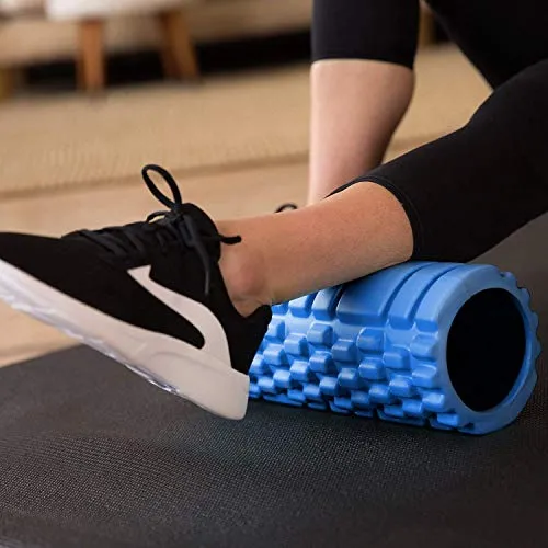 Seagull Flight of Fashion Foam Rollers for Deep Tissue Massage, Exercise, Fitness, Back Pain, and Physiotherapy- 33cm x 15cm- Blue