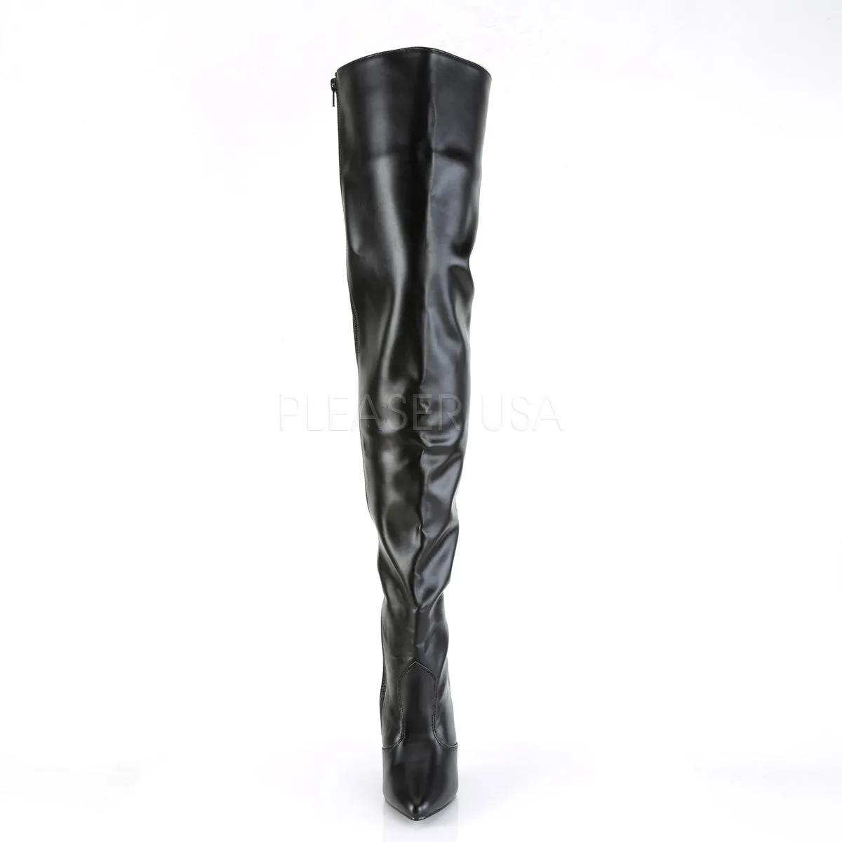 SEDUCE-3010  Black Faux Leather