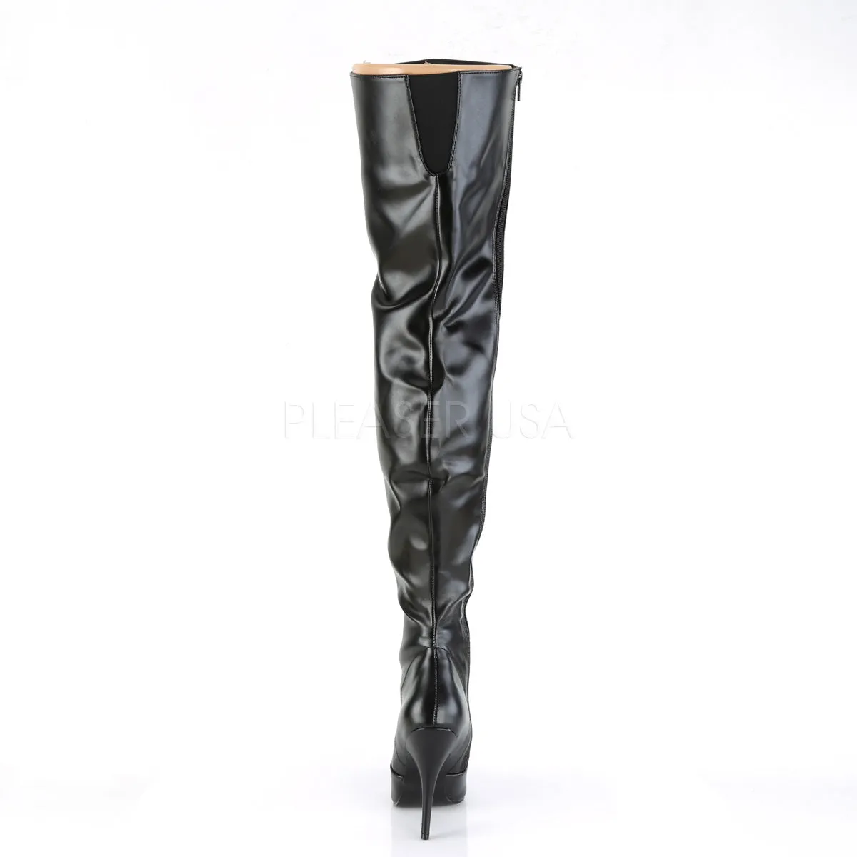 SEDUCE-3010  Black Faux Leather