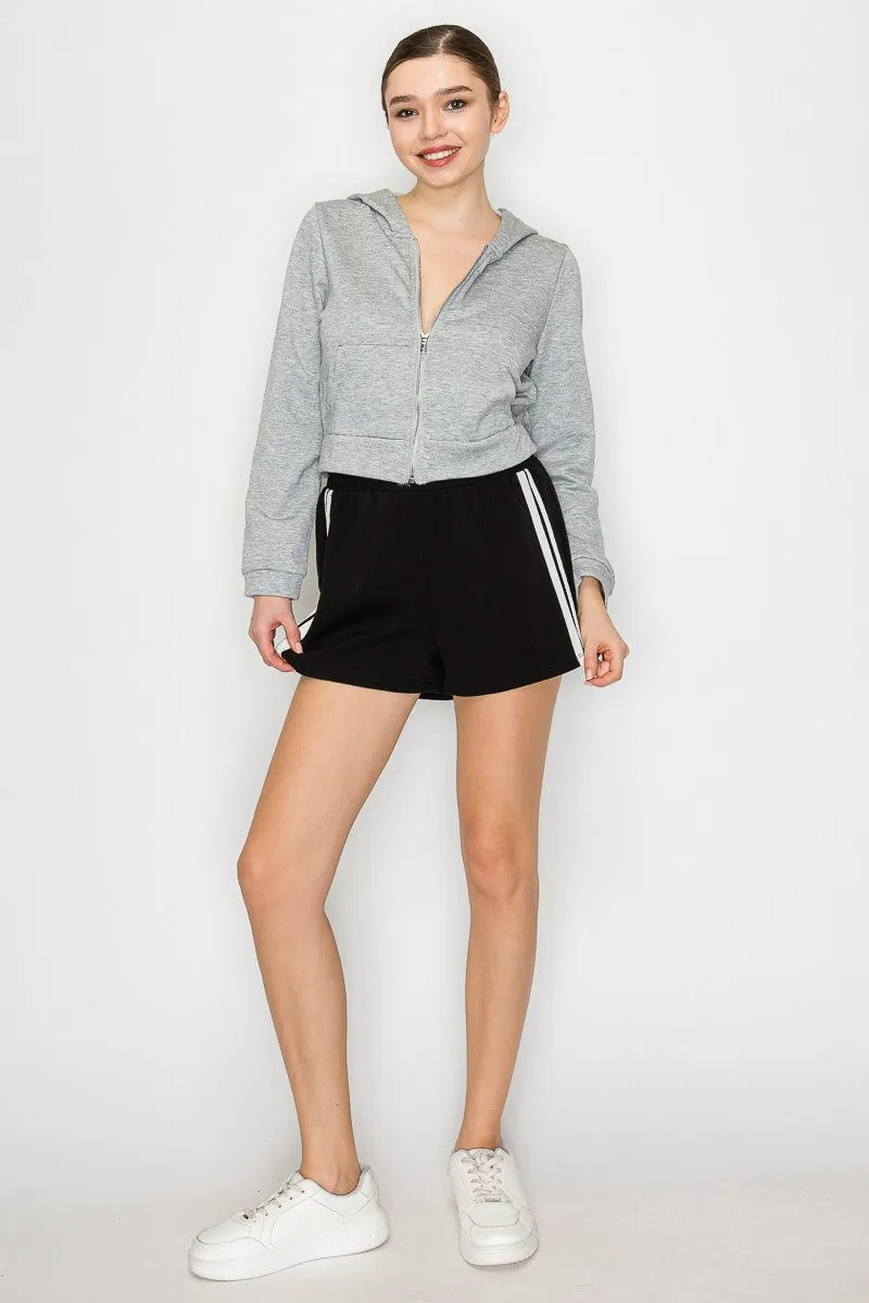 Side Stripe Knit Short