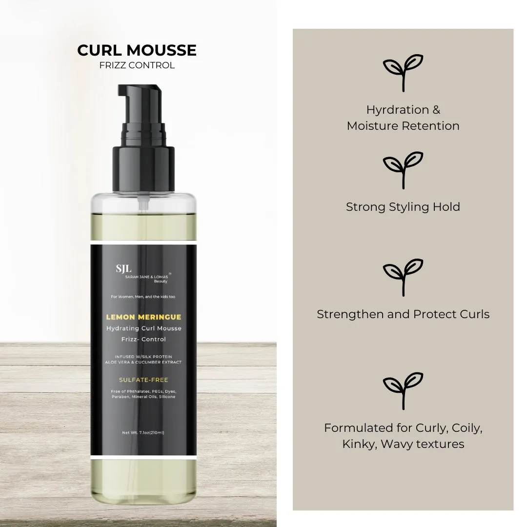 SJL Lemon Meringue, Hydrating Curl Mousse